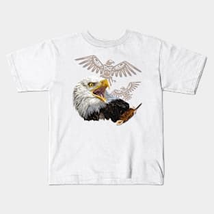 The bald eagle Kids T-Shirt